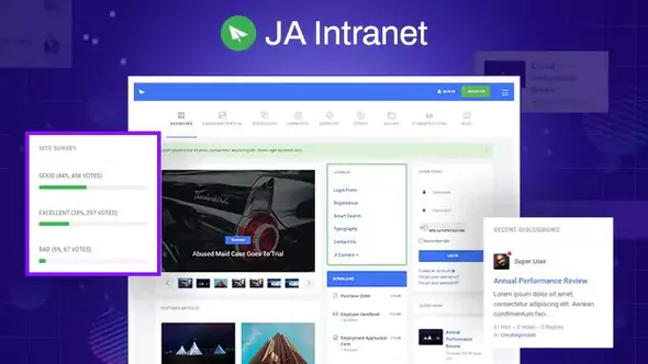 JA Intranet - Dedicated Joomla Intranet Template
