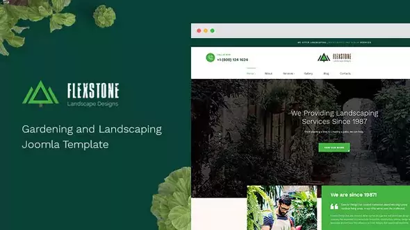 JA Landscape - Gardening and Landscaping Joomla Template