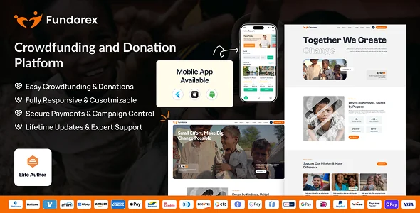 Fundorex - Crowdfunding and Donation Platform
