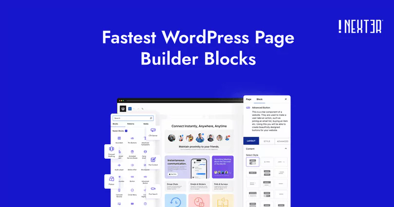 Nexter Blocks - 90+ Fastest WordPress Page Builder Blocks