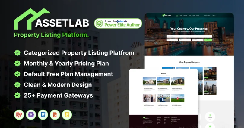 AssetLab - Property Listing Platform