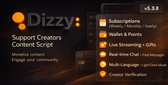 dizzy - Support Creators Content Script