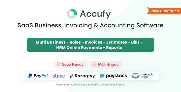 Accufy - SaaS Business & Accounting Software