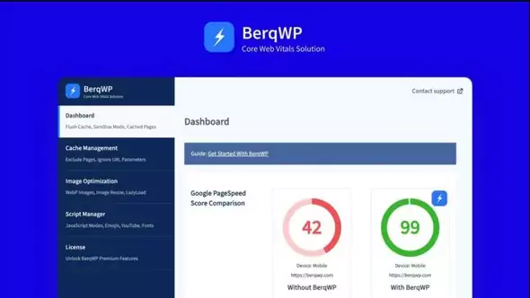 BerqWP - WordPress Speed & Core Web Vitals Optimization Plugin