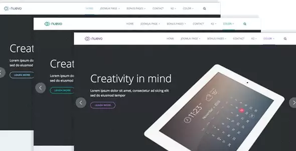 JA Nuevo - Responsive Joomla Template for App and Services