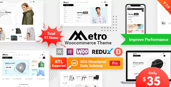 Metro - Minimal WooCommerce WordPress Theme