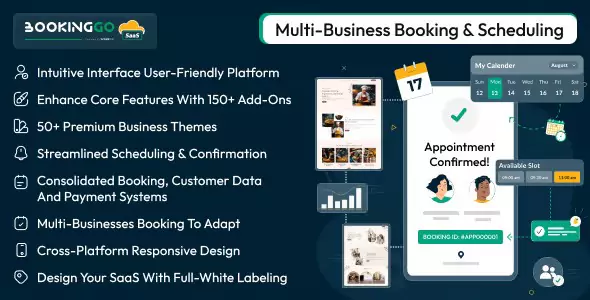 BookingGo SaaS - Multi Business Appointment Booking and Scheduling