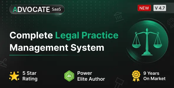 AdvocateGo SaaS - Legal Practice Management