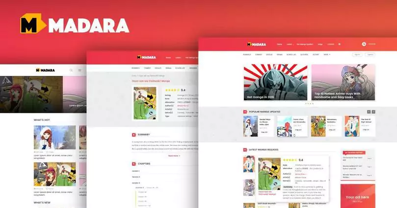 Madara - Responsive and Modern WordPress Theme for Manga Sites