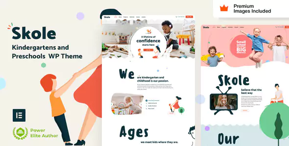 Skole - Kids School Kindergarten WordPress Theme