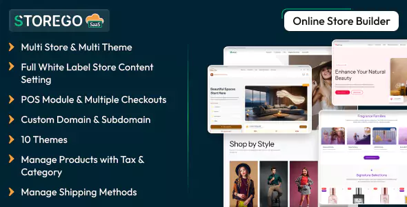 StoreGo SaaS - Online Store Builder