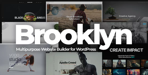 Brooklyn - Creative Multi-Purpose Responsive WordPress Theme