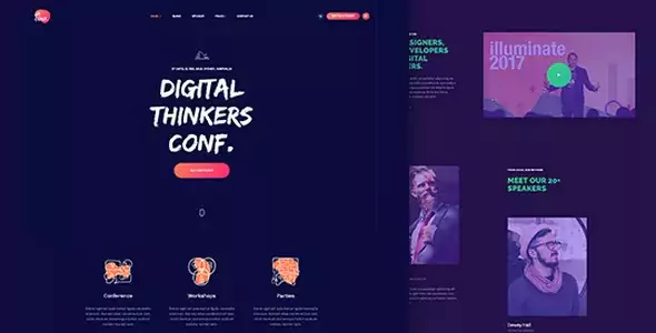 JA Conference - Creative and Modern Joomla Template for Event and Conference