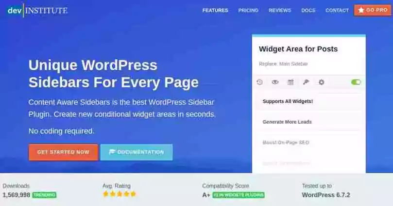 Content Aware Sidebars Pro