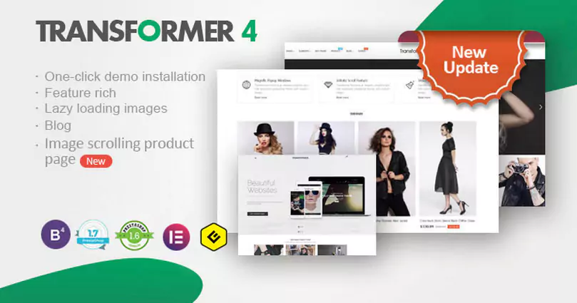 Transformer PrestaShop Theme - Premium Responsive PrestaShop Theme