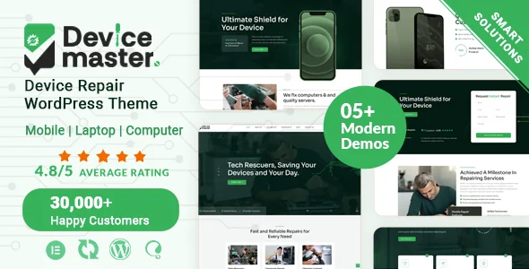 Devicemaster - Mobile & Computer Repair Services WordPress Theme