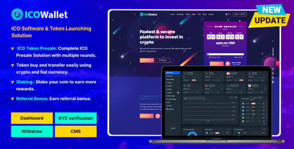 ICOWallet - ICO Script | Complete ICO Software and Token Launching Solution