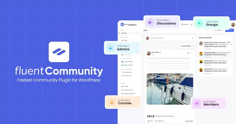 Fluent Community Pro - Fastest WordPress Community Plugin