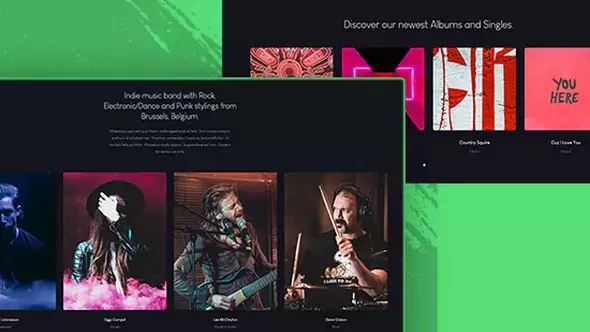 JA Symphony - Music & Band, Music Events Joomla Template