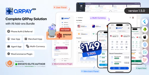 QRPay Pro - Complete QRPay Solution with All Add-ons Bundle