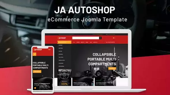 JA Autoshop - Beautiful eCommerce Joomla Template