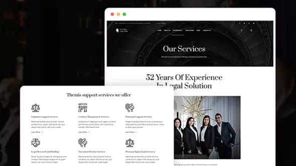 JA Justitia - Professional Law Firm Joomla Template