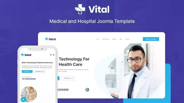 JA Vital - Joomla Medical Template for Hospital and Healthcare