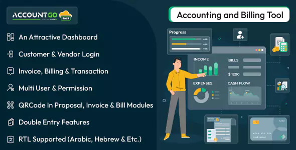 AccountGo SaaS - Accounting and Billing Tool