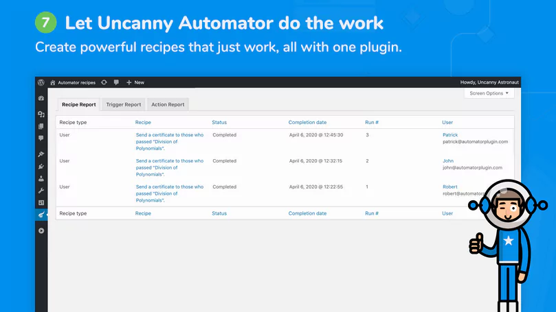 Uncanny Automator - The #1 WordPress Automation Plugin