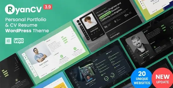 RyanCV - Personal Portfolio Resume Theme