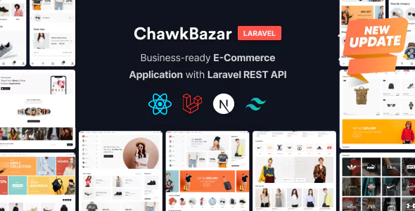 ChawkBazar Laravel - React, Next, REST API Ecommerce with Multivendor