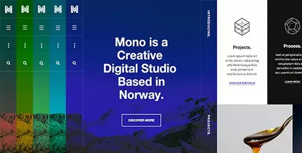 JA Mono - Responsive Joomla template for Creative Business