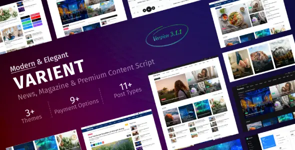 Varient - News & Magazine Script