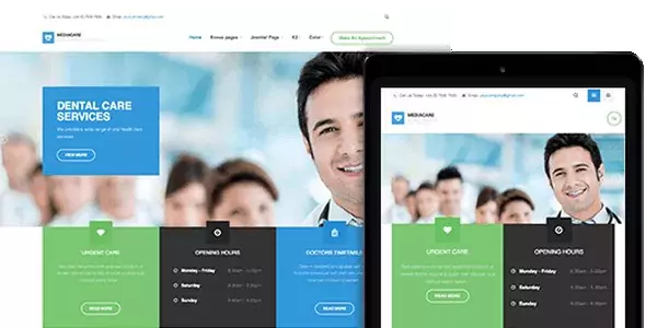 JA Medicare - Responsive Joomla Template for Hospitals and Clinics