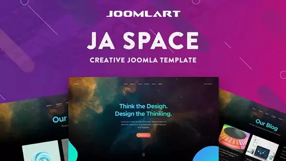 JA Space - Creative Joomla template for Portfolio and Agency Websites
