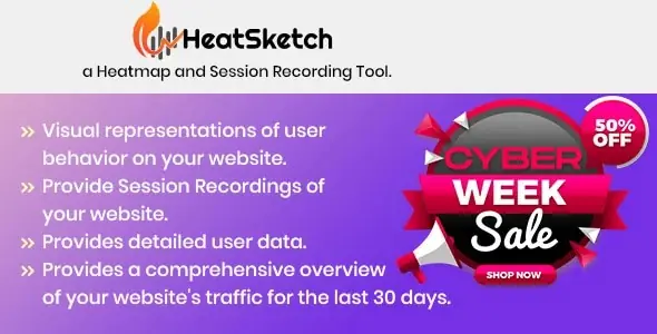 HeatSketch - Heatmap and Session Recording Tool (SaaS Platform)