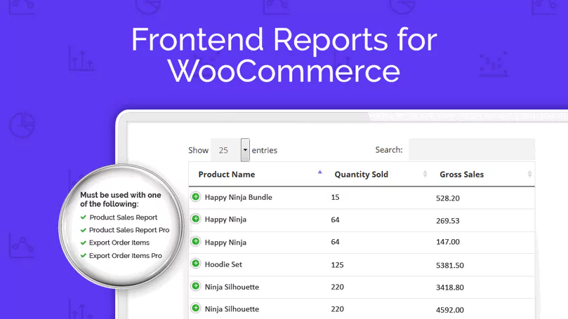 Frontend Reports for WooCommerce