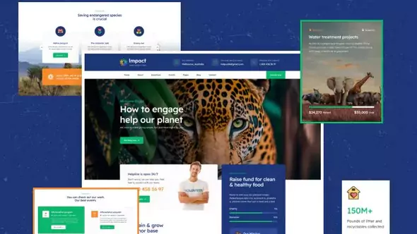 JA Impact - Professional Joomla Template for NGO