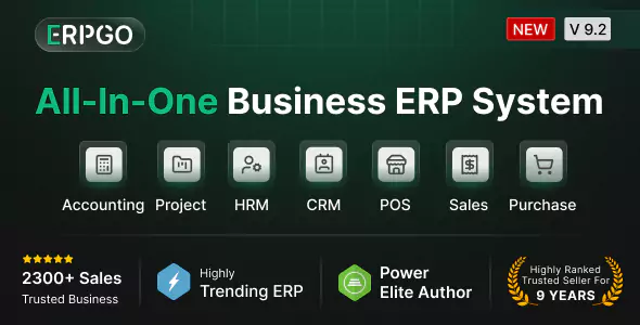 ERPGo SaaS - All-In-One Business ERP System