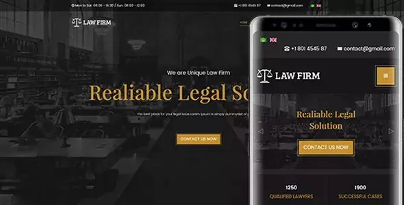 JA Law Firm - Best Joomla Template for Lawyers and Legal Business Websites