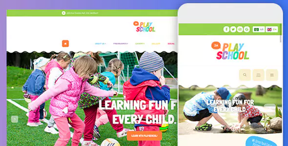 JA Playschool - Colorful Joomla Template for Kids Preschool, Kindergartens