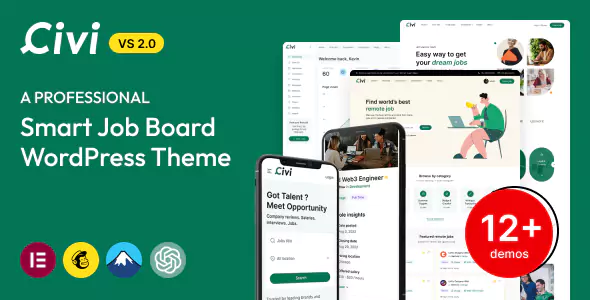 Civi - Job Board WordPress Theme