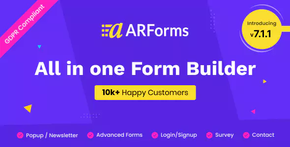 ARForms - WordPress Contact Form Plugin/Form Builder