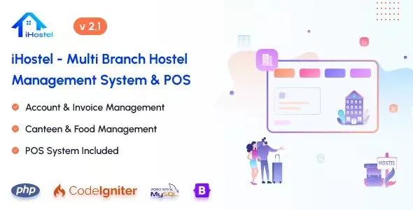 iHostel - iNiLabs Multi Branch Hostel Management System & POS