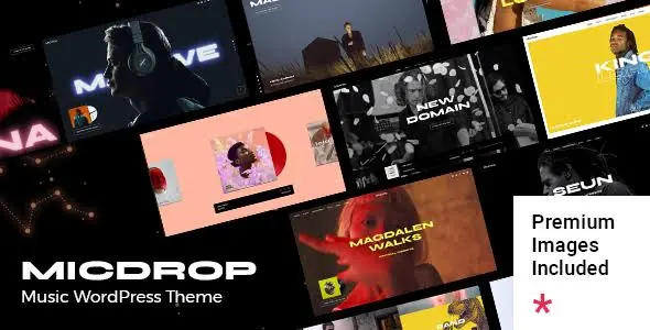 Micdrop ​​- Music WordPress Theme