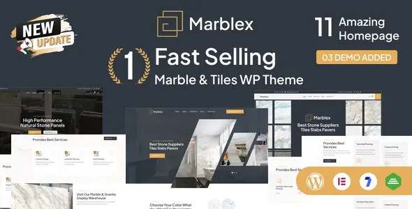Marblex - Marble & Tiles WordPress Theme