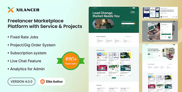 Xilancer - Freelancer Marketplace Platform with Services & Projects