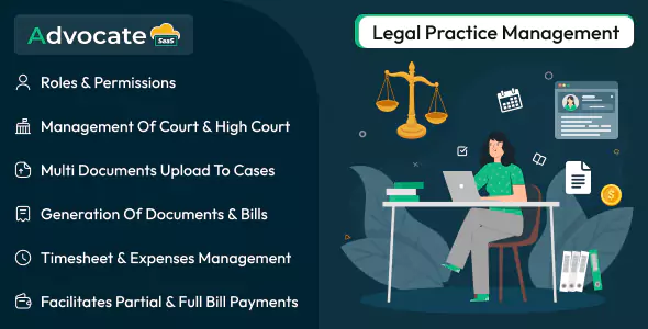 AdvocateGo SaaS - Legal Practice Management