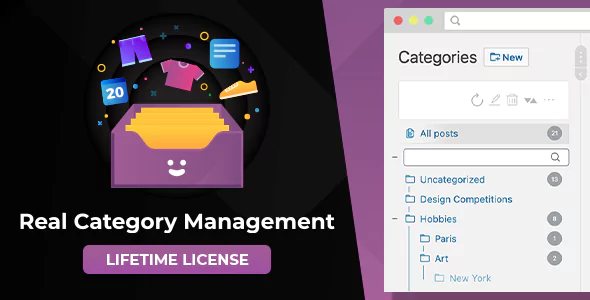 Real Category Management - Content Management in Category Folders in WordPress