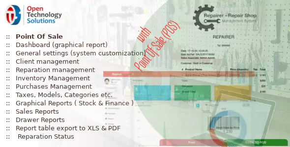 Repairer - Repair Shop Management System with Point Of Sale